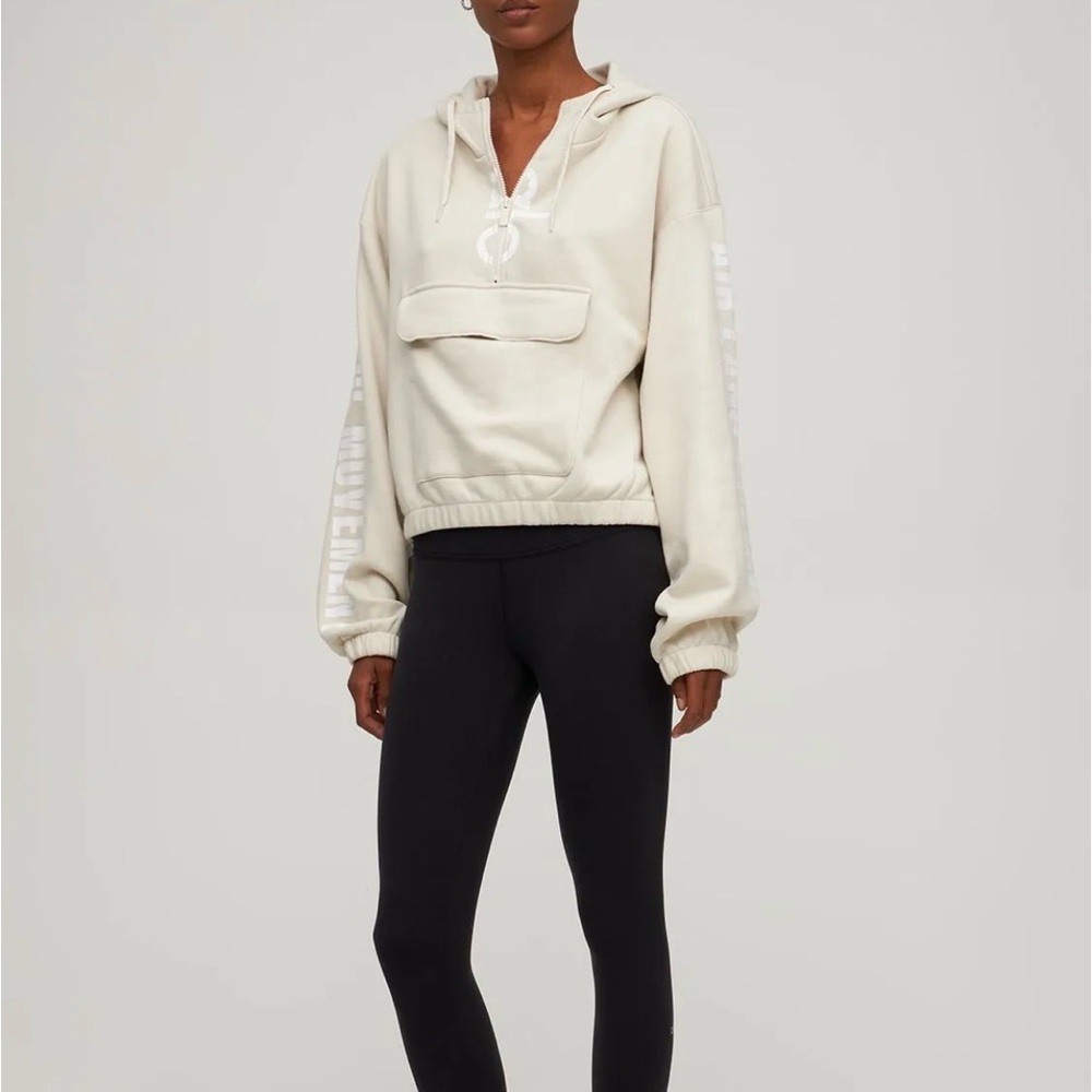 Alo Yoga RAREE Solar Hoodie, Beige Medium, EUC *SOLD OUT*